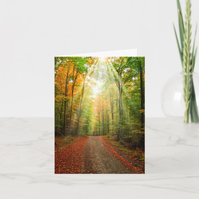 Sympathiekarte mit Gedanken Karte (Vorderseite)