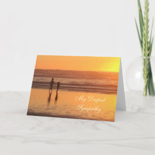 Sympathiekarte: Sonnenuntergang am Strand Karte