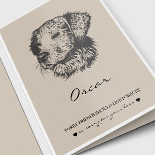 Sympathiekarten für Haustiere Best Friend Retrie Karte