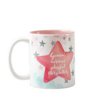 Sympathique Gemini Zodiac Signe Mug personnalisé p