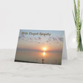 Sympathy Card - Am Strand Karte