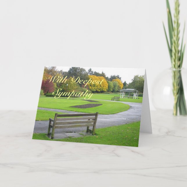 Sympathy Card anpassen Karte (Vorderseite)