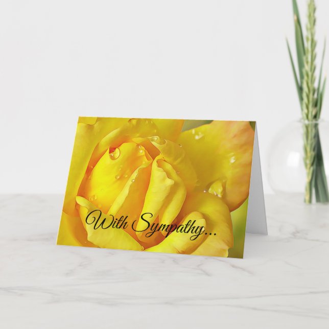 Sympathy Card Christliche Schrift Karte (Vorderseite)