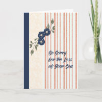 Sympathy Card für den Son-Verlust