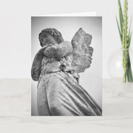 Sympathy Card Stone Angel Heaven Zitat Trauer Karte
