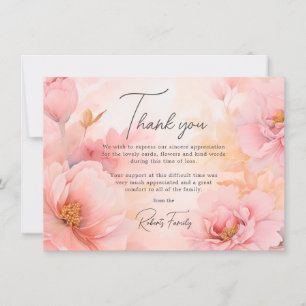 Sympathy Funeral Pink Peonies Merci Vintage