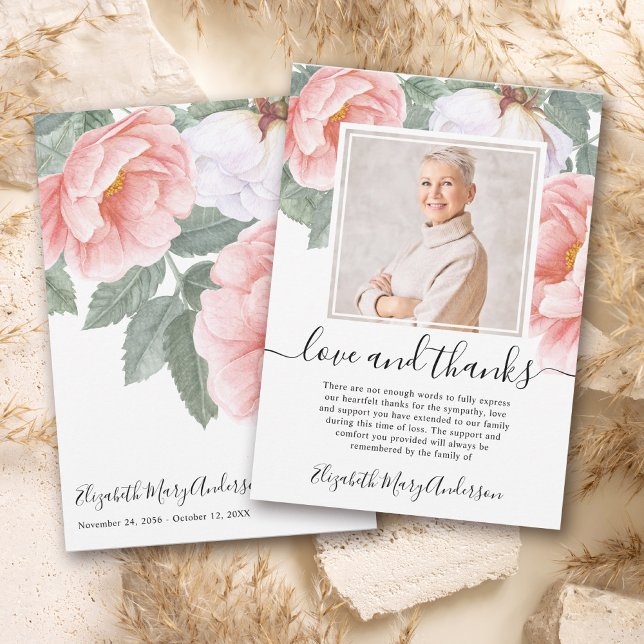 Sympathy Merci Bereavement Floral Photo (Créateur téléchargé)