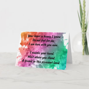 Sympathy on the Loss of a Pet Karte