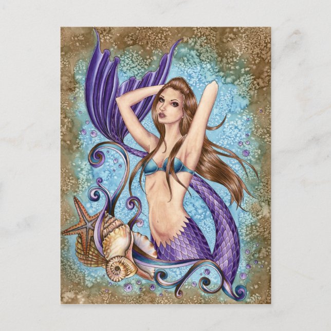 Symphoni - Carte postale Ocean Mermaid (Devant)