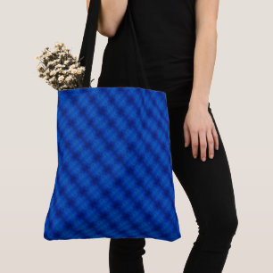 Symphonie aus tiefblauen Schattierungen diagonales Tasche