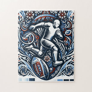 Symphonie de football d'art populaire" Puzzle