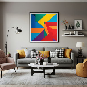 Symphonie der Farben Leinwanddruck