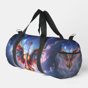 Symphonie der mondbeschienenen Himmel Duffle Bag