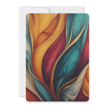 "Symphonie des teintes" Carte cadeau colorée + Poè