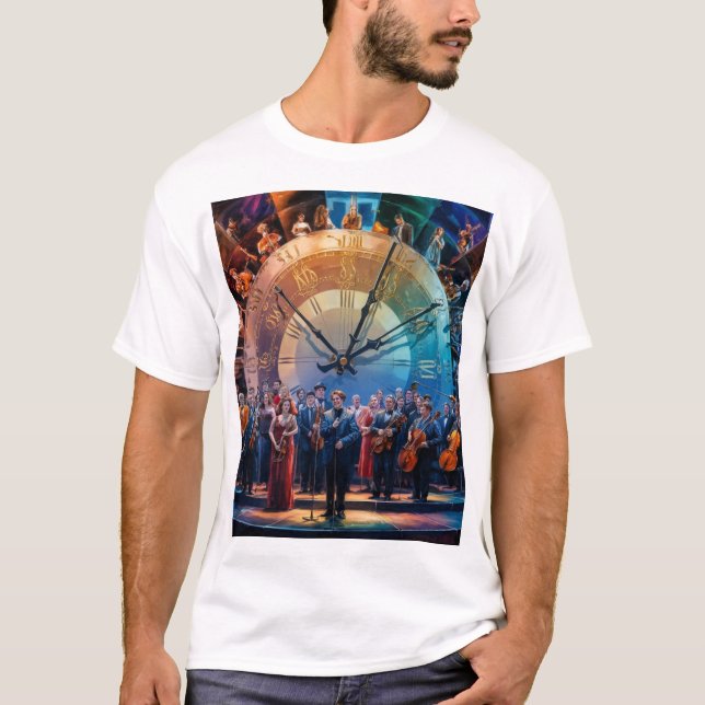 Symphonie durch die Zeit T-Shirt (Vorderseite)