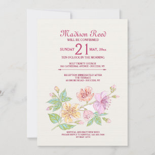 Symphonie Florale Invitation