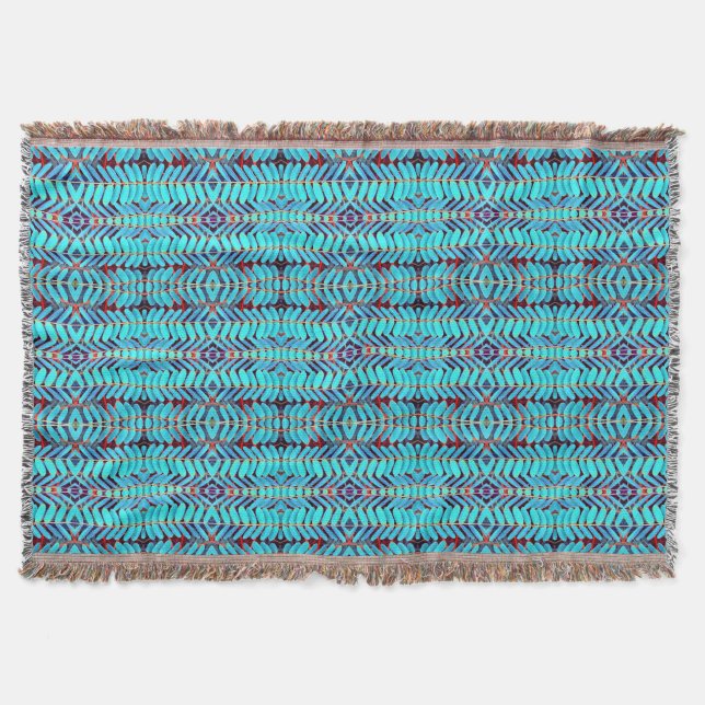 Symphonie von Blätter, Aqua Decke (Vorderseite)