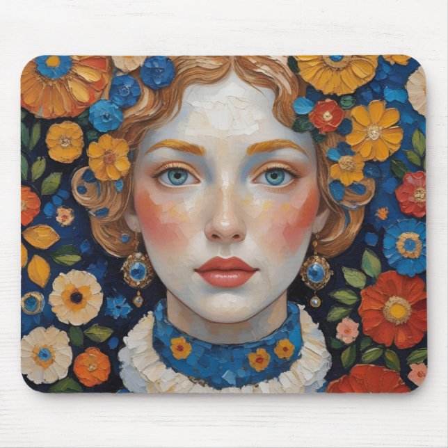 Symphonie von Blume Mouse Pad Mousepad (Vorne)