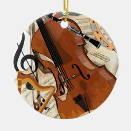 Symphonie von Instrumenten Keramik Ornament