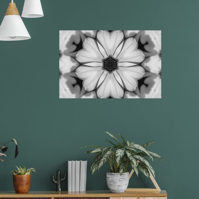 Symphonie von Petals Paper Poster (Wohnzimmer 1)