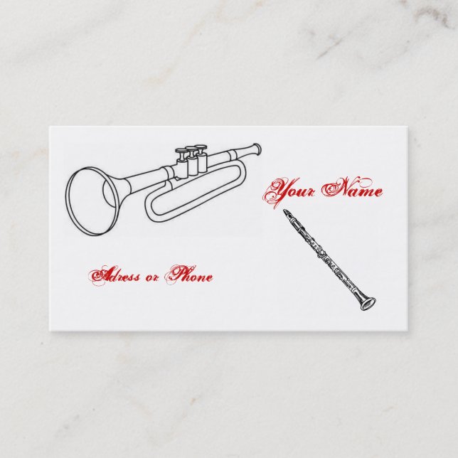 Symphonische Visitenkarte (Vorderseite)