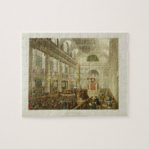 Synagoge, Herzöge Place, Houndsditch, von Ackerma