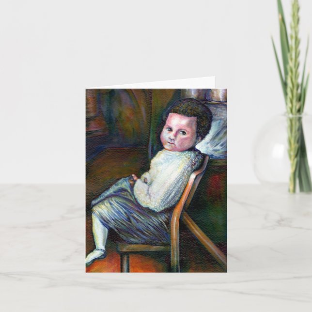 Synästhesie Dankeskarte (Vorderseite)