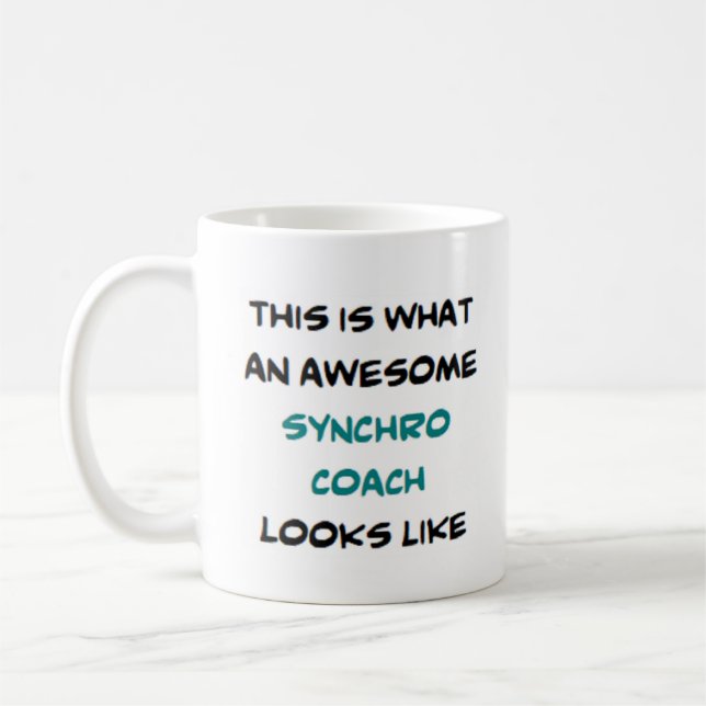 Synchro-Coach, phantastisch Kaffeetasse (Links)