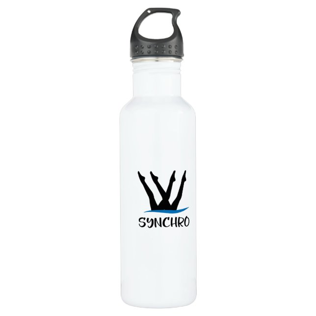 Synchro Edelstahlflasche (Vorderseite)