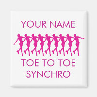 SYNCHRO FIGURE PATINAGE MAGNET