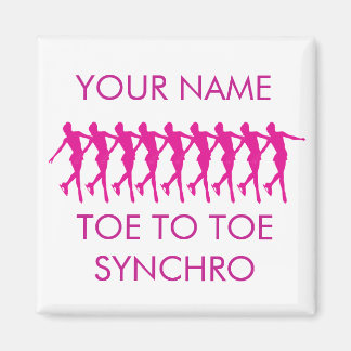 SYNCHRO FIGURE PATINAGE MAGNET