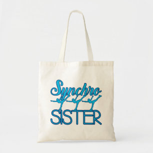 Synchro-Schwester Synchron Eisläuferin Tragetasche