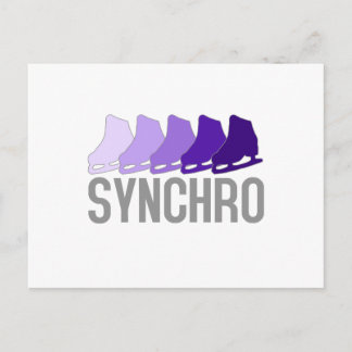 Synchro Skate Postkarte