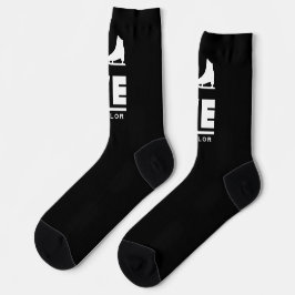 Synchronische Liebe und Live-Skaten Socken
