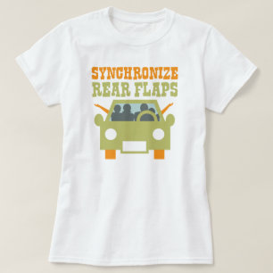 Synchronisieren Sie den Hin- und Rückflug T-Shirt