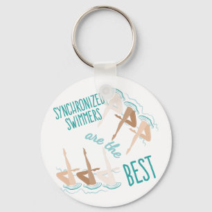 Synchronisierte Schwimmer Schlüsselanhänger