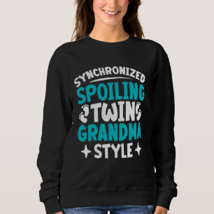 Synchronisiertes Verwöhnen Zwilling Großmutter Sti Sweatshirt