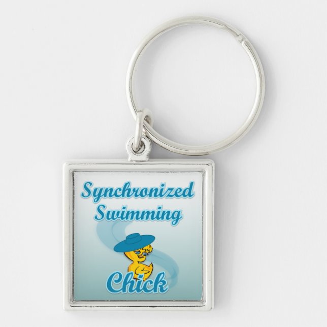Synchronized Swimming Chick #3 Schlüsselanhänger (Vorne)