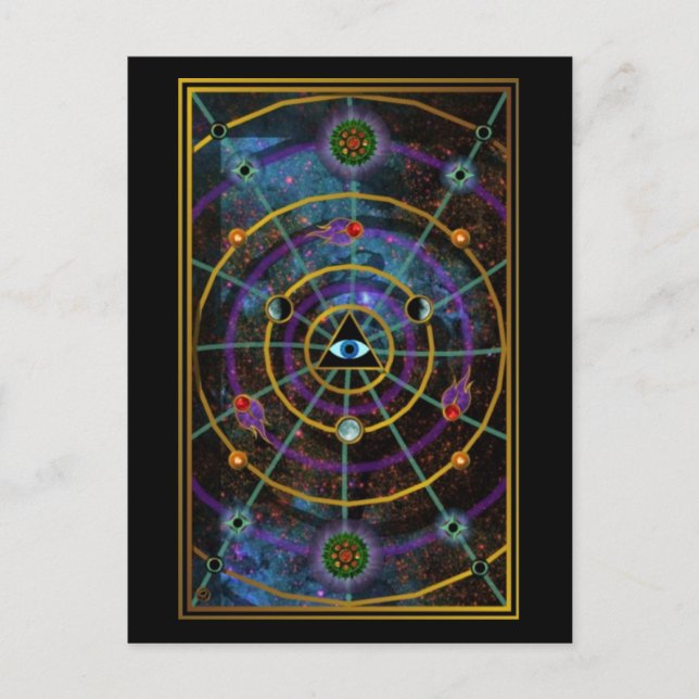 Synchronizität Postkarte (Vorderseite)