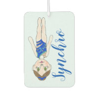 Synchronschwimmen Blue Synchro Schwimmer Girl