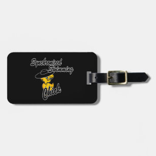 Synchronschwimmkick #4 gepäckanhänger