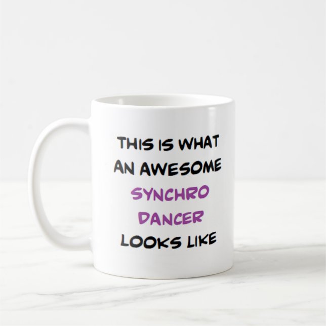Synchrotänzerin, phantastisch kaffeetasse (Links)