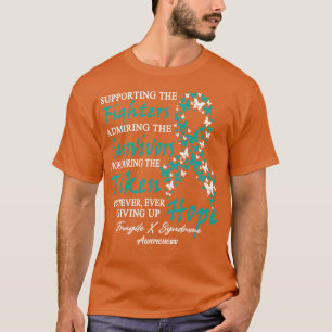 Syndrom-Bewusstsein Für Fragiles X Unterstützen De T-Shirt