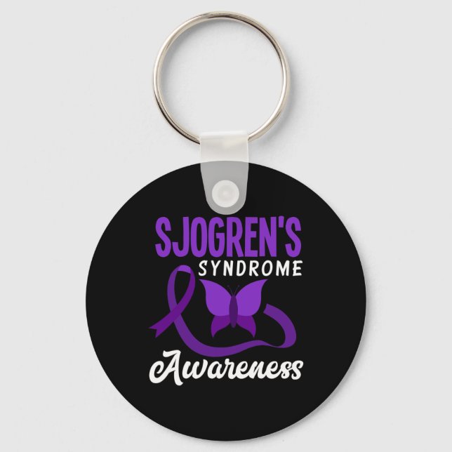 Syndrom Bewusstsein Sjogren Syndrom Krieger Schlüsselanhänger (Vorderseite)