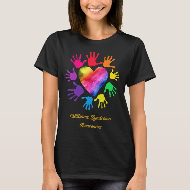 Syndrom Sensibilisierung Hände Williams-Syndrom Ge T-Shirt (Vorderseite)
