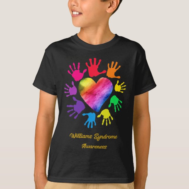 Syndrom Sensibilisierung Hände Williams-Syndrom Ge T-Shirt (Vorderseite)
