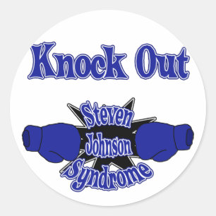Syndrom Steven Johnson Runder Aufkleber