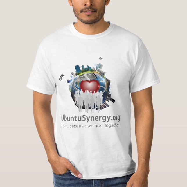 Synergie Ubuntu - T-shirt - Les gars (Devant)