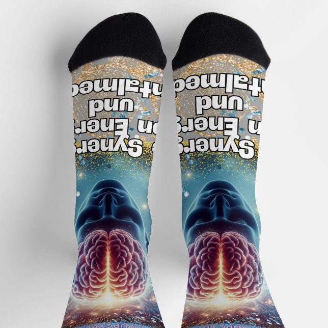Synergie von Energie und Mentalmedizin Socken (Oben)