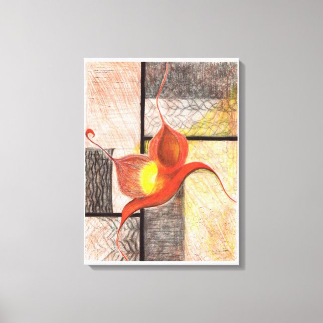 Synergy Hand-illustrierte Leinwand (Elfenbeinrand) (Vorderseite)